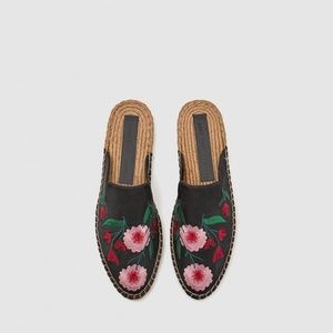 ZARA EMBROIDERED JUTE MULES	3506/301